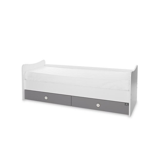 Lorelli BED TREND PLUS NEW 70/160 WHITE/STONE GREY 10150590041P