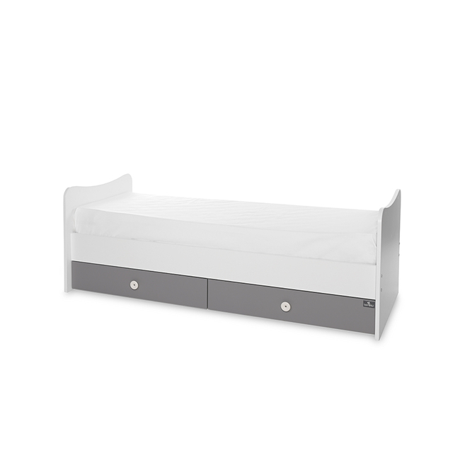 Lorelli BED TREND PLUS NEW 70/160 WHITE/STONE GREY 10150590041P