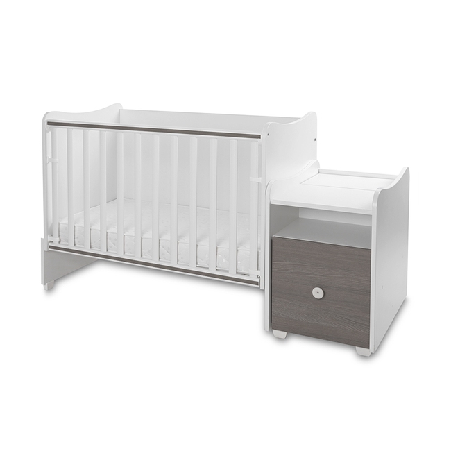 Lorelli BED TREND PLUS NEW 70/160 WHITE/CAFFE 10150590042P