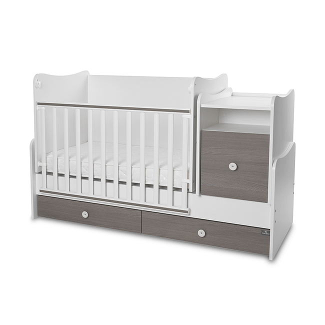 Lorelli BED TREND PLUS NEW 70/160 WHITE/CAFFE 10150590042P