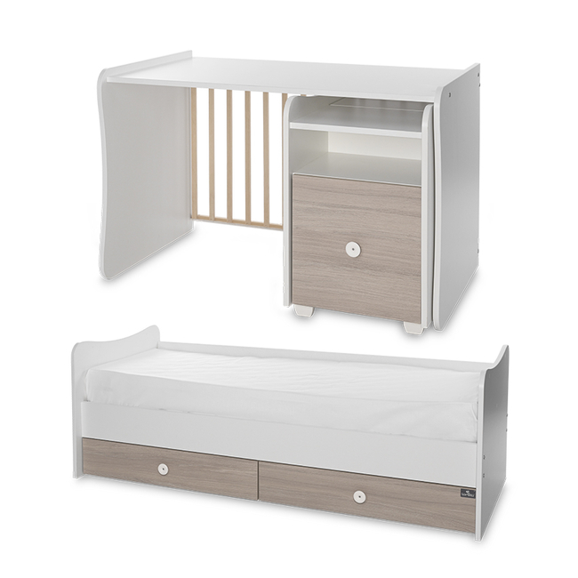 Lorelli BED TREND PLUS NEW 70/160 WHITE/AMBER 10150590044P