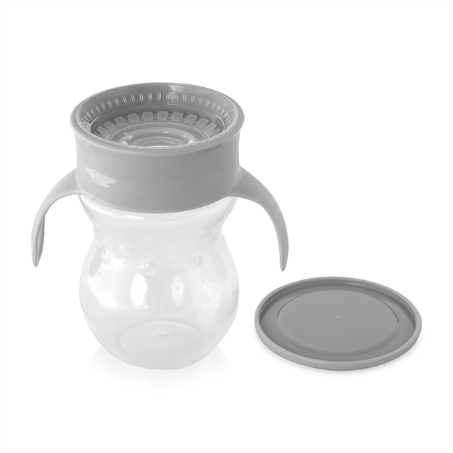 Lorelli NON-SPILL CUP 360 DEGREES GREY 10230540003