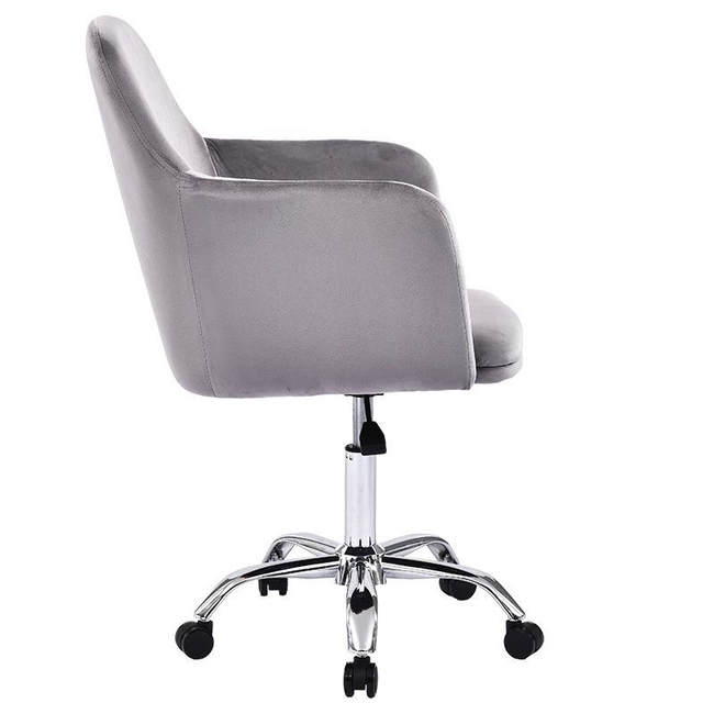 Office chair Xever pakoworld velvet gray