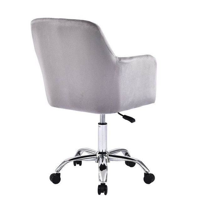 Office chair Xever pakoworld velvet gray