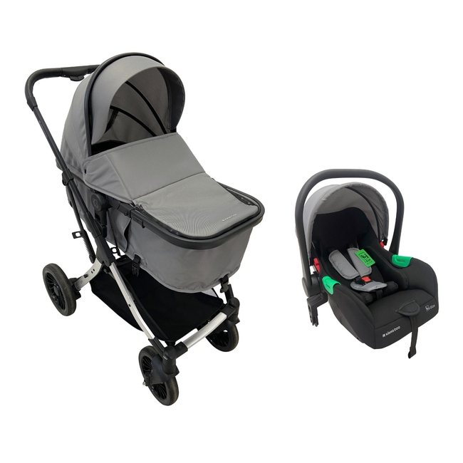 Kikka Boo Stroller 3in1 transf. seat One Grey 31001010237