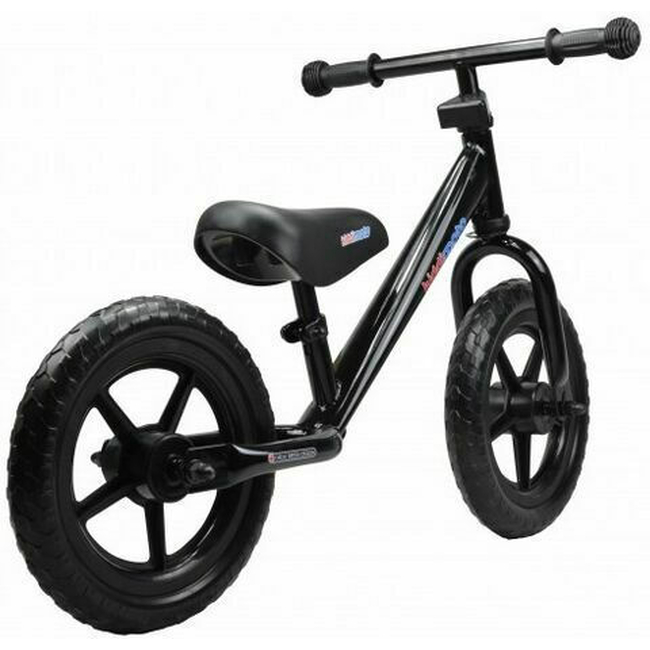 Kiddimoto SUPER JUNIOR Ποδήλατο ισορροπίας 2+ ετών Black SJ3