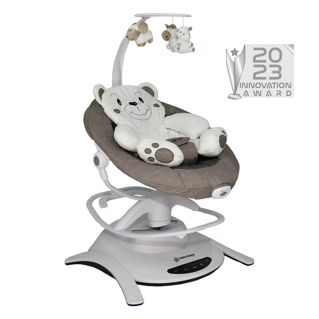 BEBE STARS ELECTRIC SWING & BOUNCER IMAGINE 2 IN 1 BROWN 255-182