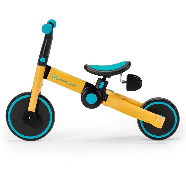 Kinderkraft 4TRIKE 3 in 1 Παιδικό Τρίκυκλο Ποδήλατο & Ισορροπίας 12+ μηνών Primrose Yellow KR4TRI00YEL0000