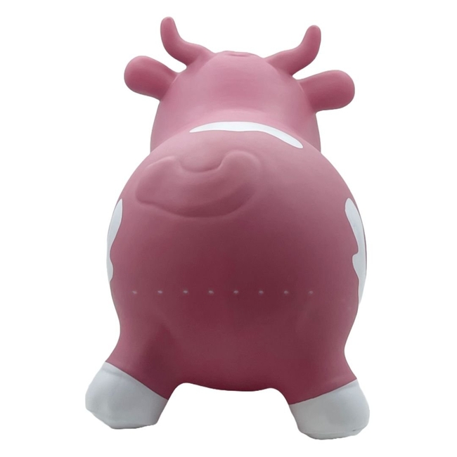 KidZZfarm Bella the cow Junior Χοροπηδηχτή Φουσκωτή Αγελάδα Hop Hop 40x20x30cm Σάπιο μήλο KMC150511