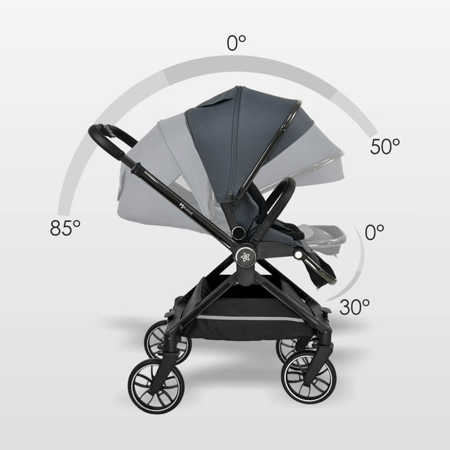 Bebe Stars STROLLER MIRAGE 3 IN 1 GREY 330-188