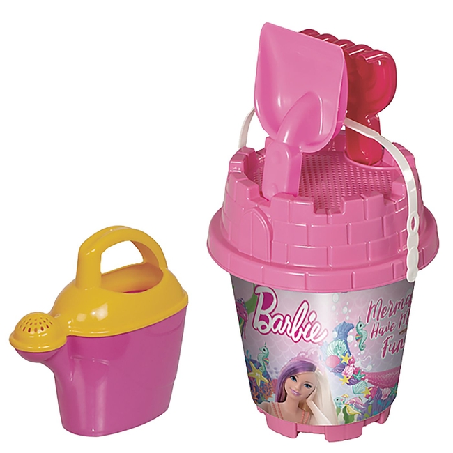 JOHN HELLAS BARBIE BUCKET SET WITH WATERING POT & ACCESSORIES Φ19cm (H35cm) 42-2792