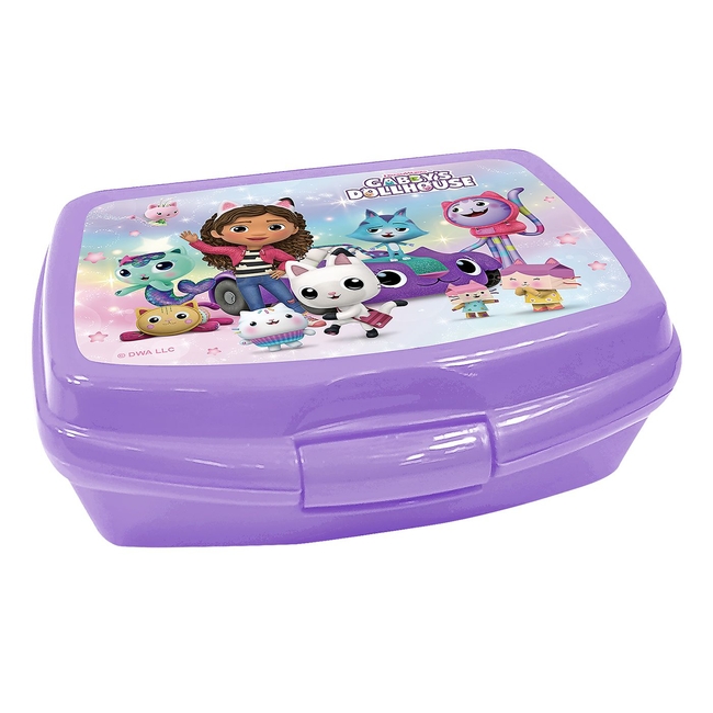 Disney Food Container 16,5x12,5x6cm 600ml gabby 's dollhouse