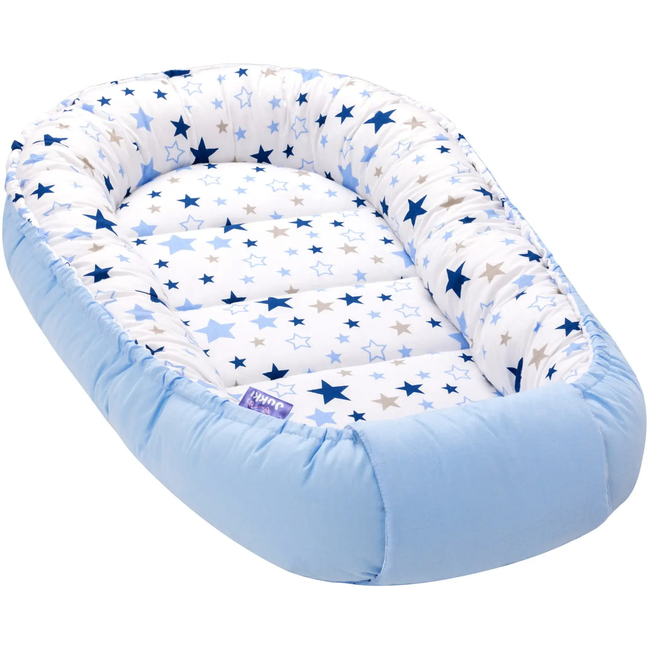 Jukki Baby Nest Cocoon Φωλιά Για Βρέφη 100x55 Διπλής Όψης Σετ 5 τχμ Milky Way Minky