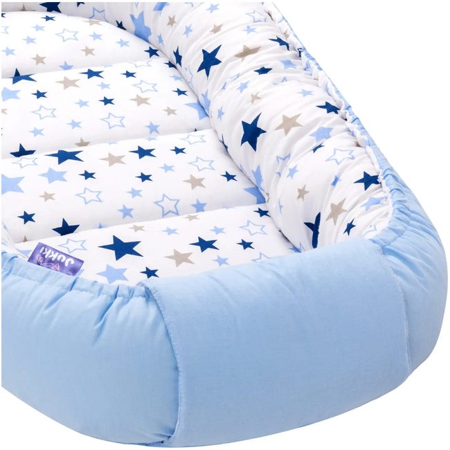 Jukki Baby Nest Cocoon Φωλιά Για Βρέφη 100x55 Διπλής Όψης Σετ 5 τχμ Milky Way Minky