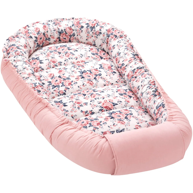 Jukki Baby Nest XXL For Babies 65x120 Roses