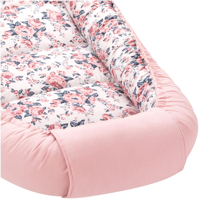 Jukki Baby Nest XXL For Babies 65x120 Roses