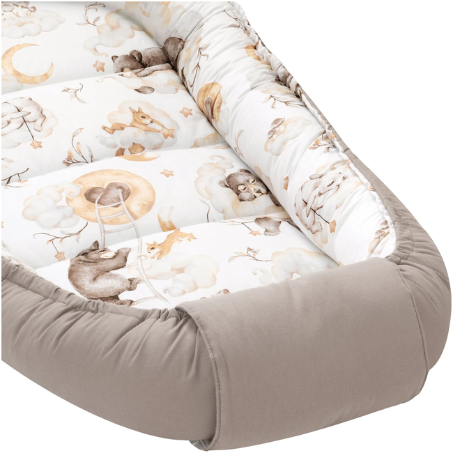 Jukki Baby Nest XXL For Babies 65x120 Sweet Teddy