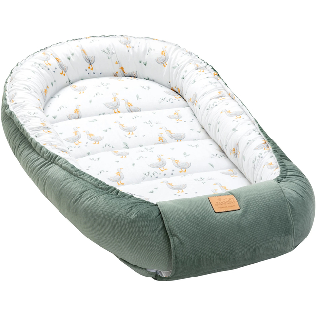 Jukki Baby Nest XXL For Babies 65x120 Set 5 pcs Madam Goose Velvet