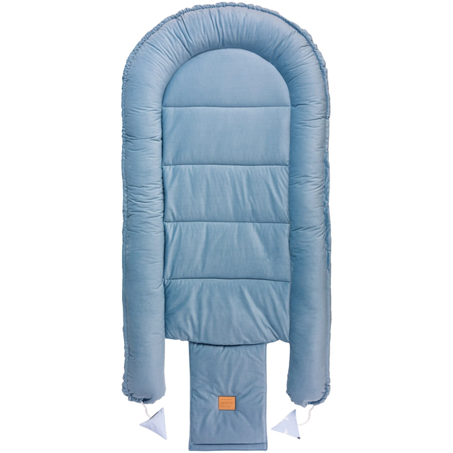 Jukki Baby Nest Cocoon Φωλιά Για Βρέφη 100x55 Διπλής Όψης Astro Bear Βελούδο