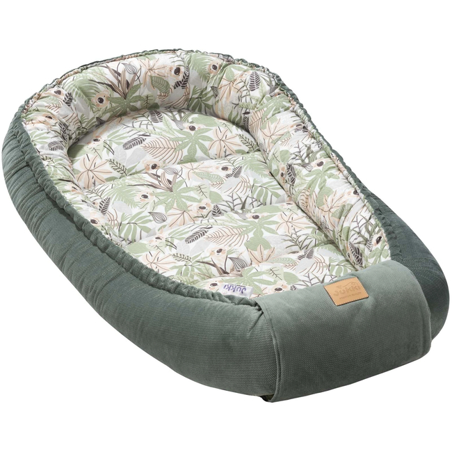 Jukki Baby Nest XXL For Babies 65x120 Koala Jungle Velvet