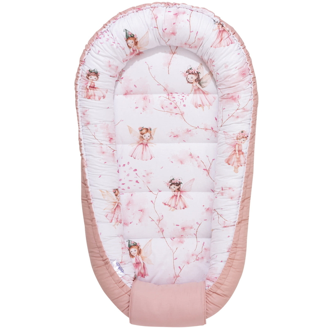 Jukki Baby Nest Cocoon Φωλιά Για Βρέφη 100x55 Διπλής Όψης Σετ 5 τχμ Little Fairy