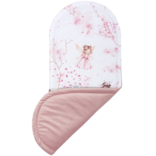 Jukki Baby Nest Cocoon Φωλιά Για Βρέφη 100x55 Διπλής Όψης Σετ 5 τχμ Little Fairy & Smokey Βελούδο