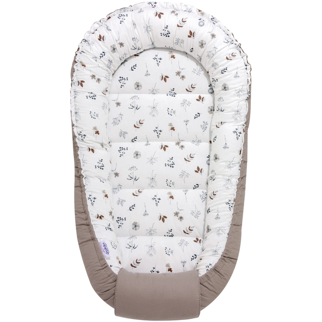 Jukki Baby Nest Cocoon Nest For Babies 100x55 Double Sided Simply Nature