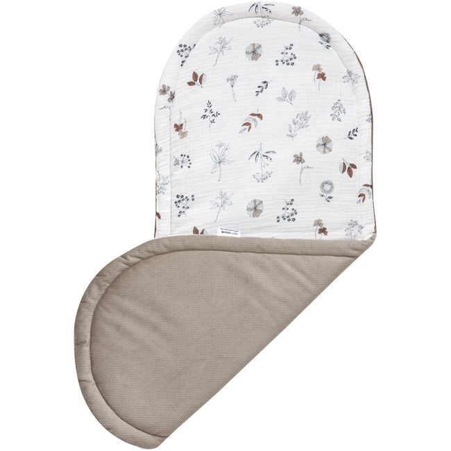 Jukki Baby Nest Cocoon Φωλιά Για Βρέφη 100x55 Διπλής Όψης Σετ 5 τχμ Simply Nature Βελούδο