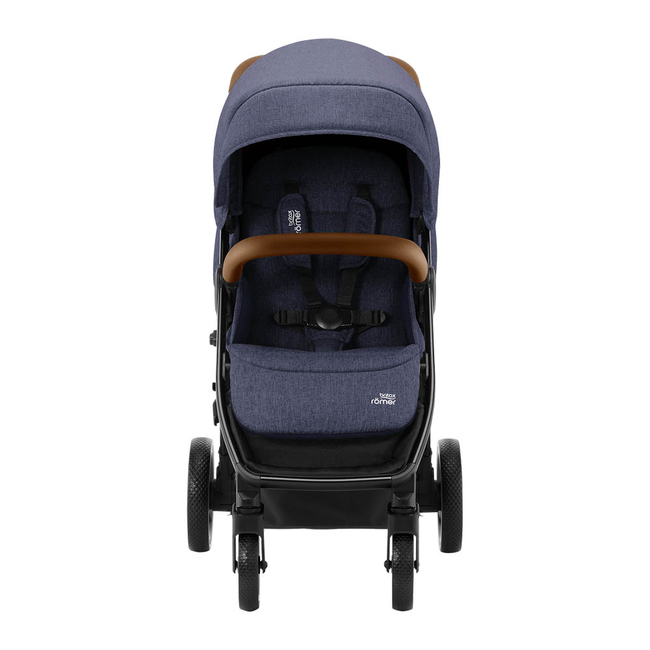 Britax B-Agile R Travel System 2 in 1 Pushchair with B-Safe Car Seat + GIFT Adapters Navy Ink