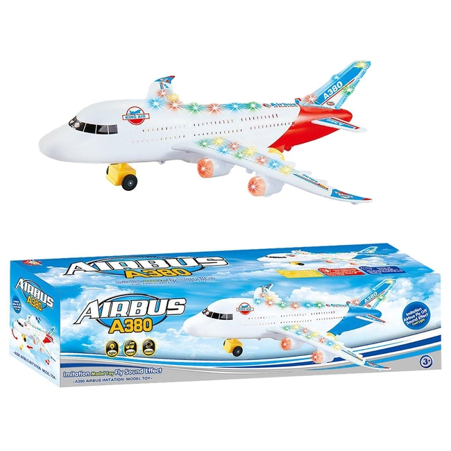 ToyMarkt Airplane α380 battery 33x8x8cm