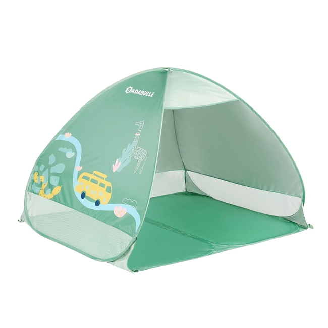 BADABULLE Pop Up Beach Tent With Carrying Bag UV50+ 125 x 100 x 85 cm Safari B038205