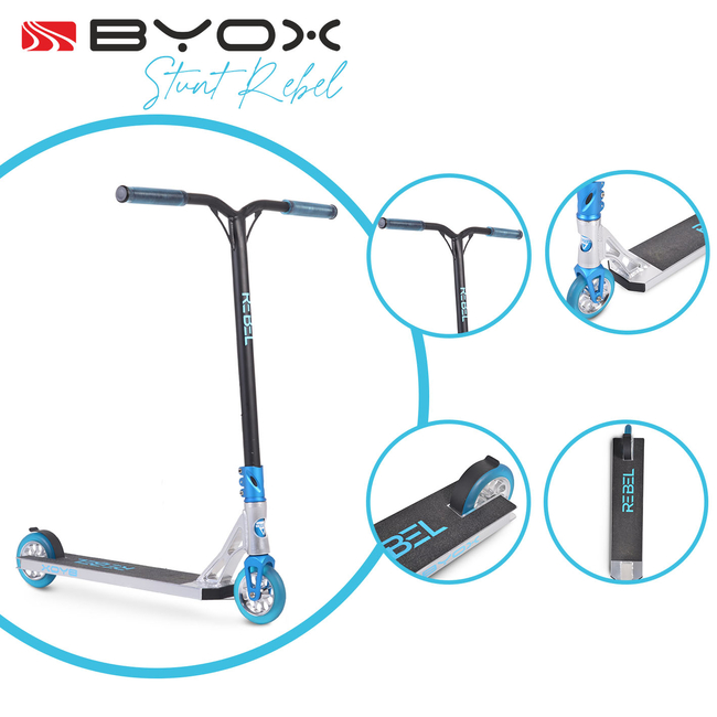 Byox Rebel Πατίνι για Κόλπα 10+ ετών μπλε 3800146227135