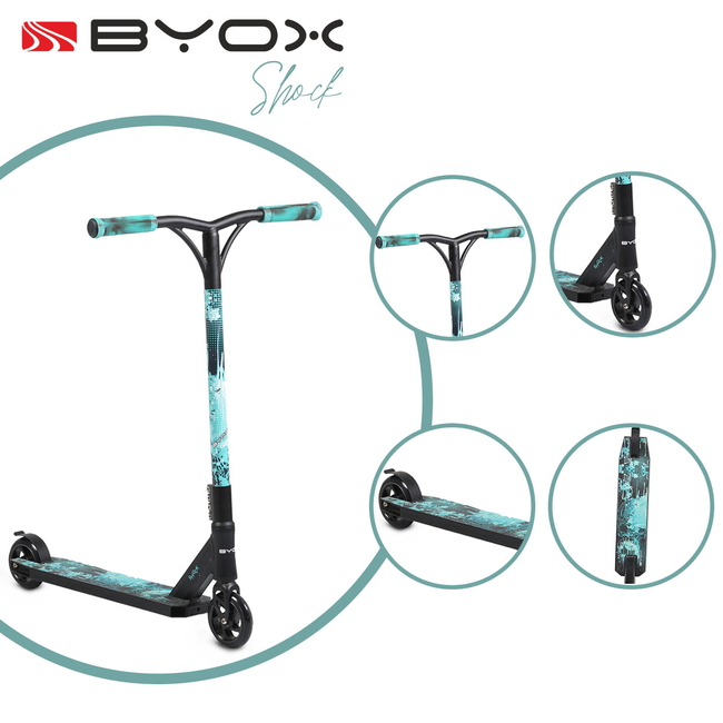 Byox Shock Πατίνι για Κόλπα 10+ ετών μπλε 3800146226770