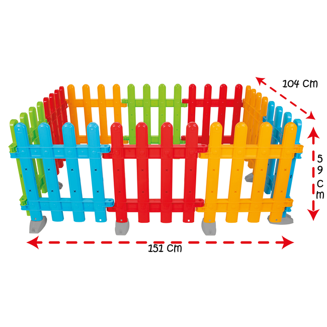 Pilsan Toys Multi Fence 10 τεμάχια 104x59x151cm 8693461042737