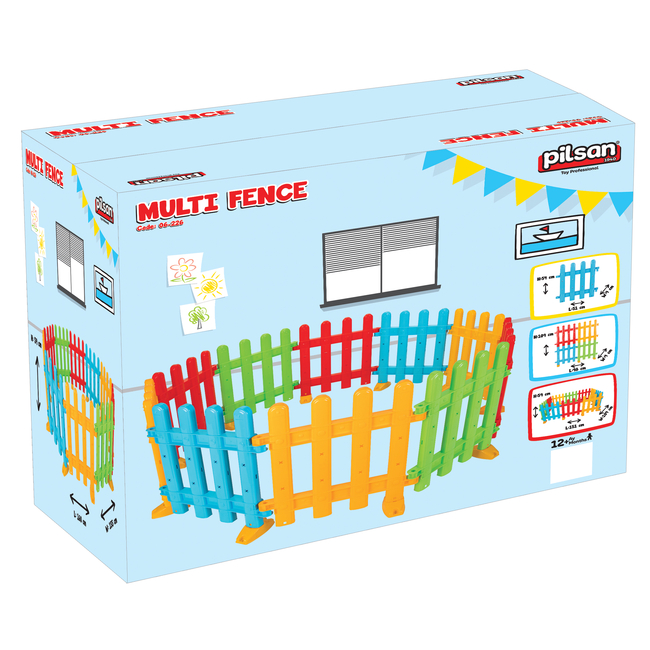 Pilsan Toys Multi Fence 10 τεμάχια 104x59x151cm 8693461042737