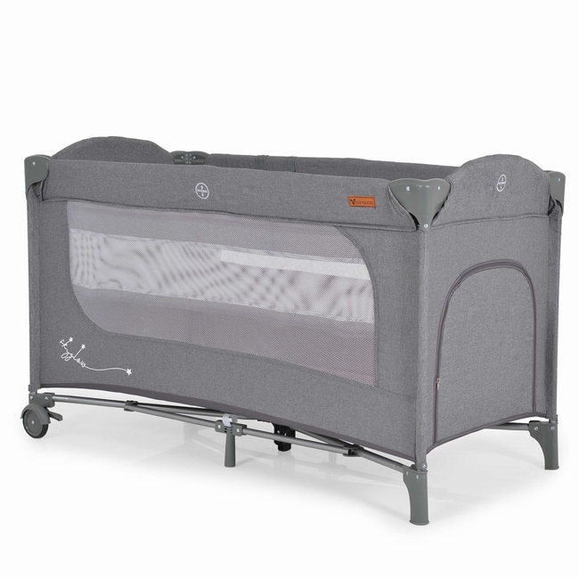 Cangaroo Folding cot Skyglow 2 grey 3800146248949