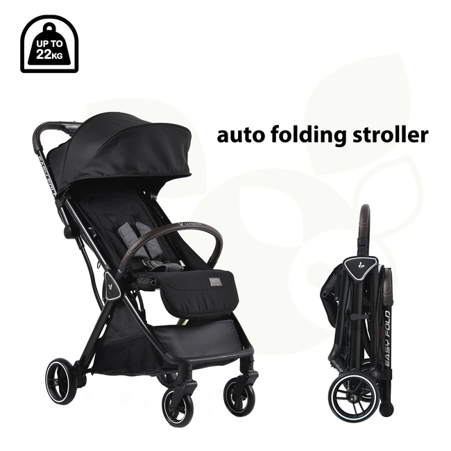 Cangaroo Baby Stroller Easy fold black 3800146235710