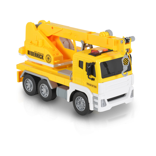 Moni 1:12 Crane truck yellow WY812A 3800146223854