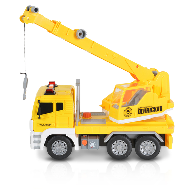 Moni 1:12 Crane truck yellow WY812A 3800146223854