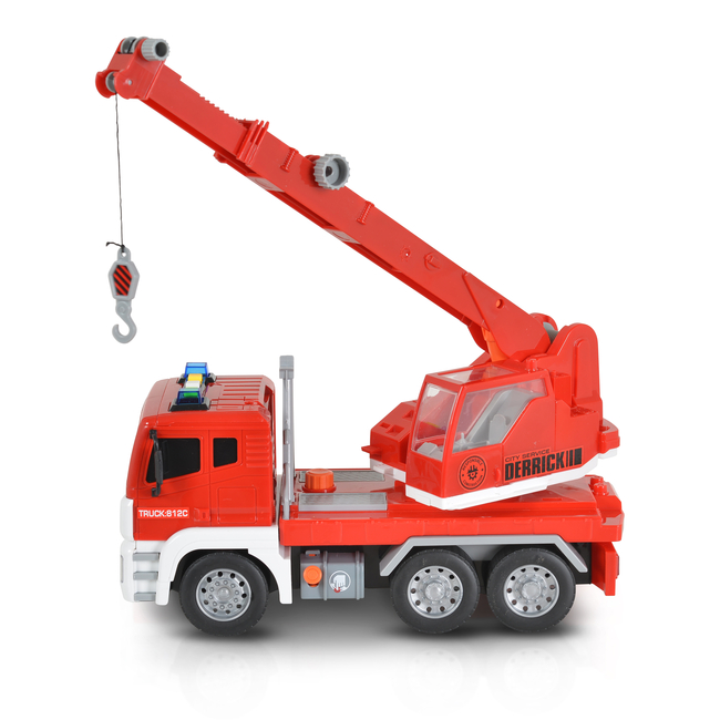 Moni 1:12 Crane truck red WY812C 3800146223861