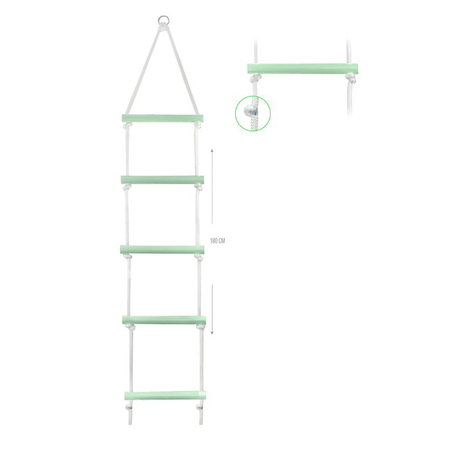 Mochtoys Mochtoys 12613 String Ladder 180cm 5907442126136