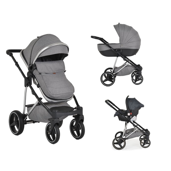 Moni Baby Stroller 3 in 1 Florence grey 3800146235994