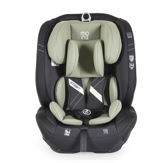 Moni Car seat START green 76-150cm 3801005151950