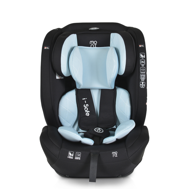 Moni Car seat Isafe blue 76-150cm 3801005151547