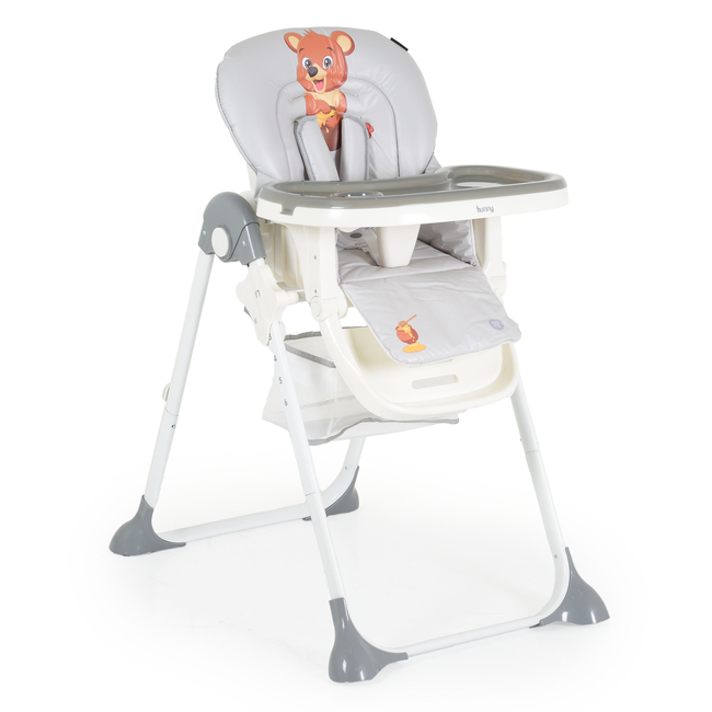 Moni High chair Hunny bear grey 3801005152070