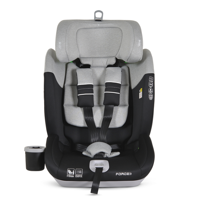 Cangaroo Baby car seat Force grey 76-150cm 3801005152346