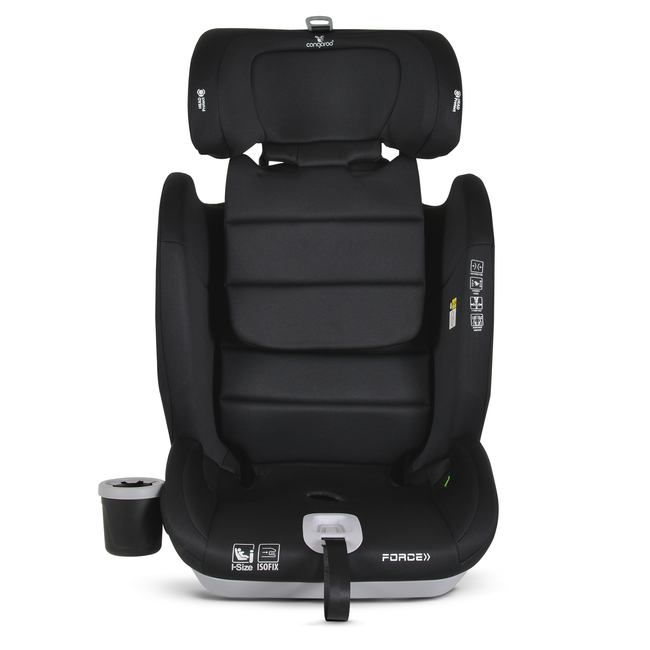 Cangaroo Force i-Size 76-150cm Isofix Παιδικό κάθισμα αυτοκινήτου μαύρο 3801005152339