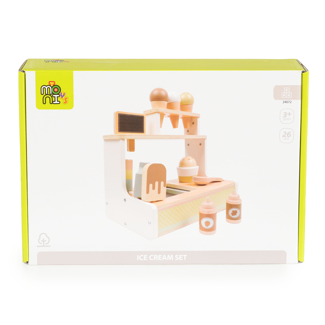 Moni Wooden Ice cream Set 24072 3801005600717