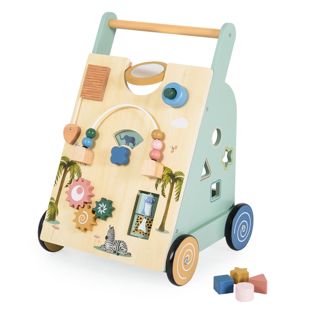 Moni Wooden Activity Walker - 24011 3801005600694