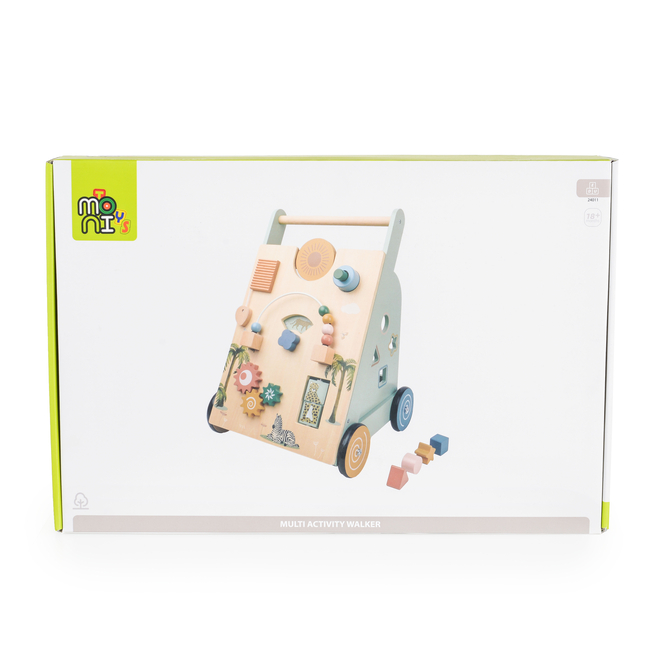 Moni Wooden Activity Walker - 24011 3801005600694